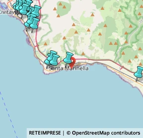 Mappa Porto Turistico Odescalchi, 00058 Santa Marinella RM, Italia (6.696)