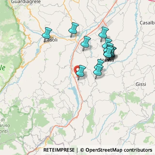 Mappa Corso Silvio Spaventa, 66042 Bomba CH, Italia (7.27214)