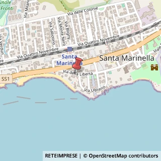 Mappa Via della Libertà, 73, 00058 Santa Marinella, Roma (Lazio)