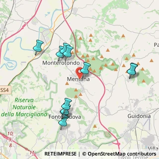 Mappa Via S. Antonio, 00013 Mentana RM, Italia (4.25091)