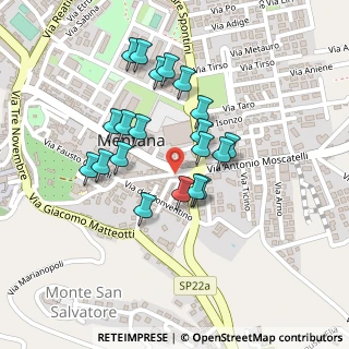 Mappa Via S. Antonio, 00013 Mentana RM, Italia (0.2035)