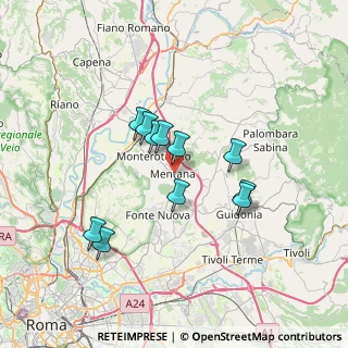 Mappa Via S. Antonio, 00013 Mentana RM, Italia (6.06273)