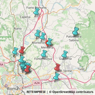 Mappa Via S. Antonio, 00013 Mentana RM, Italia (10.4225)