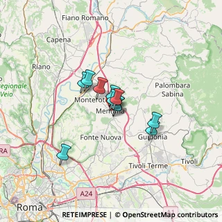 Mappa Via S. Antonio, 00013 Mentana RM, Italia (4.09818)