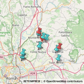 Mappa Via S. Antonio, 00013 Mentana RM, Italia (6.43917)