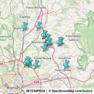 Mappa Via S. Antonio, 00013 Mentana RM, Italia (6.63071)