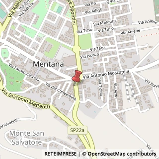 Mappa Via VIII Settembre, 10, 00013 Mentana, Roma (Lazio)