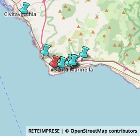 Mappa Via Salvo D'Acquisto, 00058 Santa Marinella RM, Italia (1.92182)