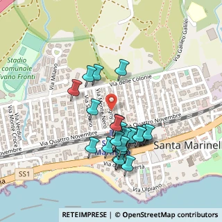 Mappa Via Salvo D'Acquisto, 00058 Santa Marinella RM, Italia (0.21071)