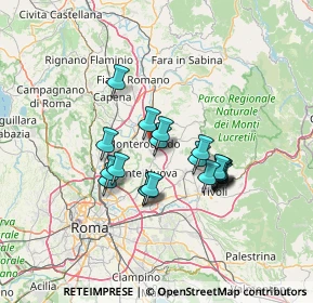 Mappa Via Santa M. Degli Angeli, 00013 Mentana RM, Italia (11.32)