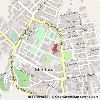 Mappa Via Giovanni Giolitti, 14, 00013 Mentana, Roma (Lazio)