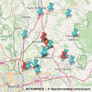 Mappa Via G. Lodi, 00013 Mentana RM, Italia (8.432)