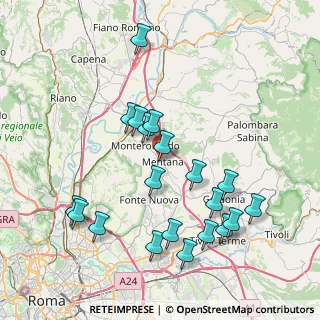 Mappa Via G. Lodi, 00013 Mentana RM, Italia (8.678)