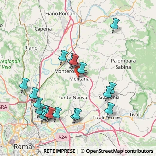 Mappa Via G. Lodi, 00013 Mentana RM, Italia (9.575)