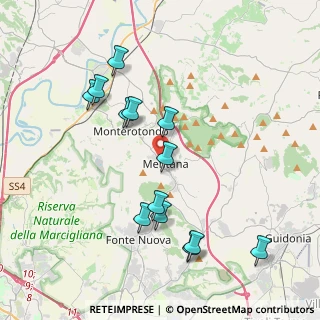 Mappa Via G. Lodi, 00013 Mentana RM, Italia (4.21462)