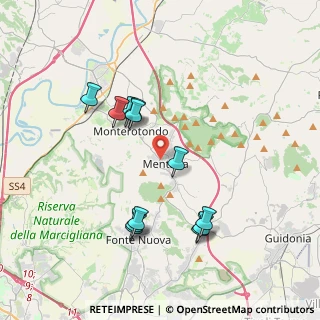 Mappa Via G. Lodi, 00013 Mentana RM, Italia (3.90417)