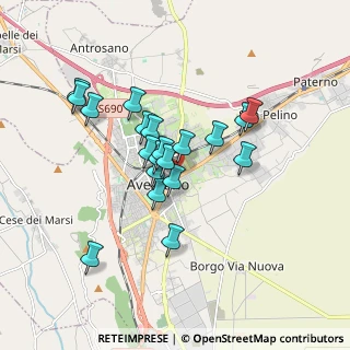Mappa Via Chieti, 67051 Avezzano AQ, Italia (1.507)
