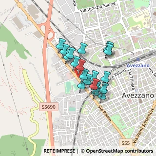 Mappa Via Roma, 67051 Avezzano AQ, Italia (0.319)