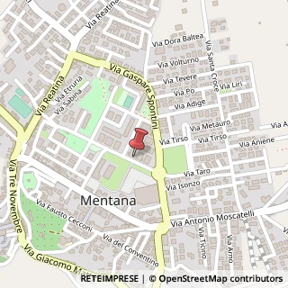 Mappa Via Giovanni Giolitti, 14, 00013 Mentana, Roma (Lazio)