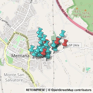 Mappa Via Monte Santa Croce, 00013 Mentana RM, Italia (0.27857)