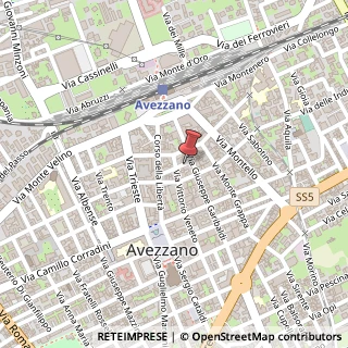 Mappa Via Emilia, 28, 67051 Avezzano, L'Aquila (Abruzzo)