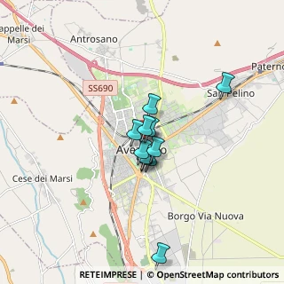 Mappa Via Emilia, 67051 Avezzano AQ, Italia (1.15636)