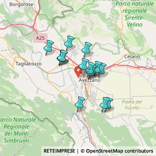 Mappa Unnamed Road, 67068 Avezzano AQ, Italia (5.442)