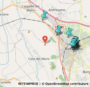 Mappa Unnamed Road, 67068 Avezzano AQ, Italia (2.40294)