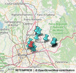 Mappa Via Po, 00013 Mentana RM, Italia (11.621)