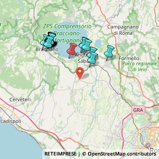 Mappa Via Gaspero Barbera, 00061 Anguillara Sabazia RM, Italia (8.267)