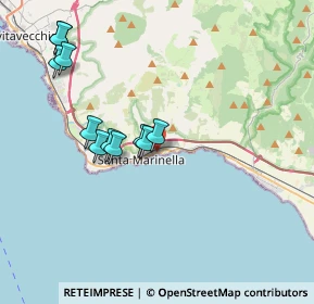 Mappa Via delle Camelie, 00058 Santa Marinella RM, Italia (3.84455)