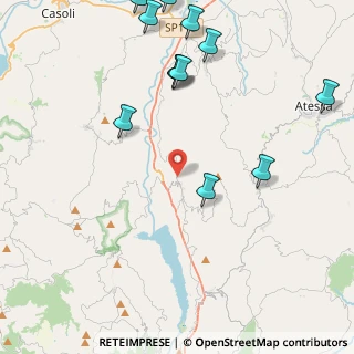 Mappa Via S. Anna, 66042 Bomba CH, Italia (5.7175)