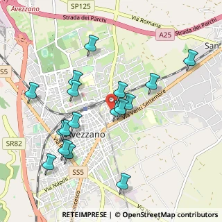 Mappa Via Cerchio, 67051 Avezzano AQ, Italia (1.06176)