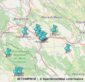 Mappa Via Alberico Ciofani, 67051 Avezzano AQ, Italia (14.72182)