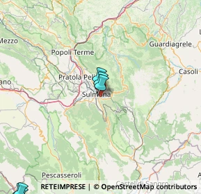 Mappa Via Aroto, 67039 Sulmona AQ, Italia (35.8)