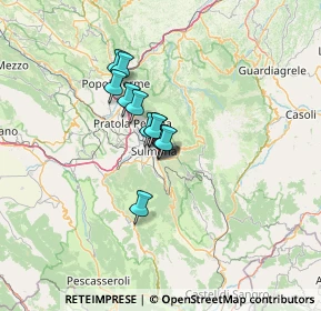 Mappa Via Aroto, 67039 Sulmona AQ, Italia (7.93667)