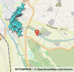 Mappa Via Aroto, 67039 Sulmona AQ, Italia (1.399)
