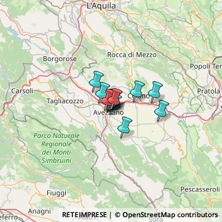 Mappa Via 20 Settembre, 67051 Avezzano AQ, Italia (5.19154)