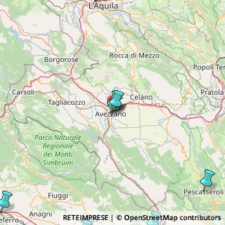 Mappa Via Pescara, 67051 Avezzano AQ, Italia (36.455)