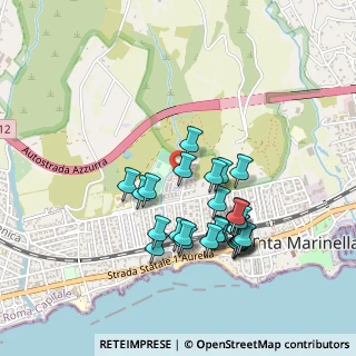 Mappa Via Milano, 00058 Santa Marinella RM, Italia (0.45714)