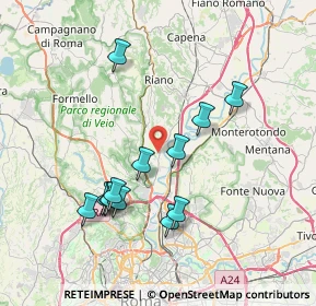 Mappa Via Grotta Oscura, 00188 Roma RM, Italia (7.60692)