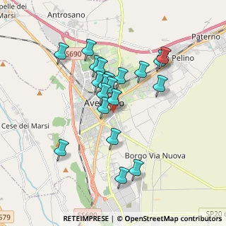 Mappa Via Lazzaro Spallanzani, 67051 Avezzano AQ, Italia (1.641)