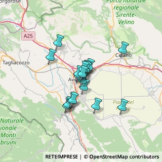 Mappa Via Lazzaro Spallanzani, 67051 Avezzano AQ, Italia (4.91056)