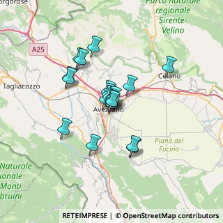 Mappa Via Civita D'Antino, 67051 Avezzano AQ, Italia (4.969)