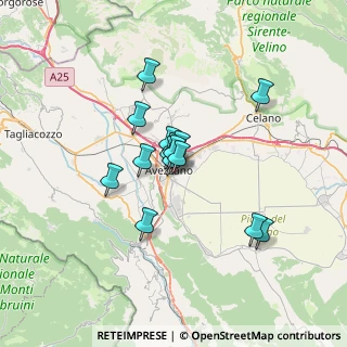 Mappa Via Civita D'Antino, 67051 Avezzano AQ, Italia (4.90333)