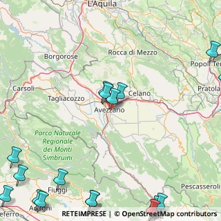 Mappa Via Civita D'Antino, 67051 Avezzano AQ, Italia (30.885)