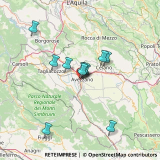 Mappa Via F. de Sanctis, 67051 Avezzano AQ, Italia (12.55091)