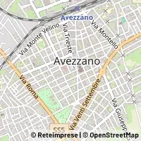 Hartă Avezzano