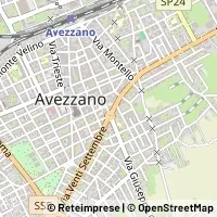 Hartă Avezzano