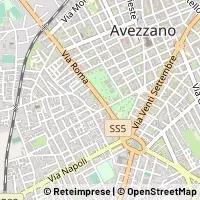 Hartă Avezzano